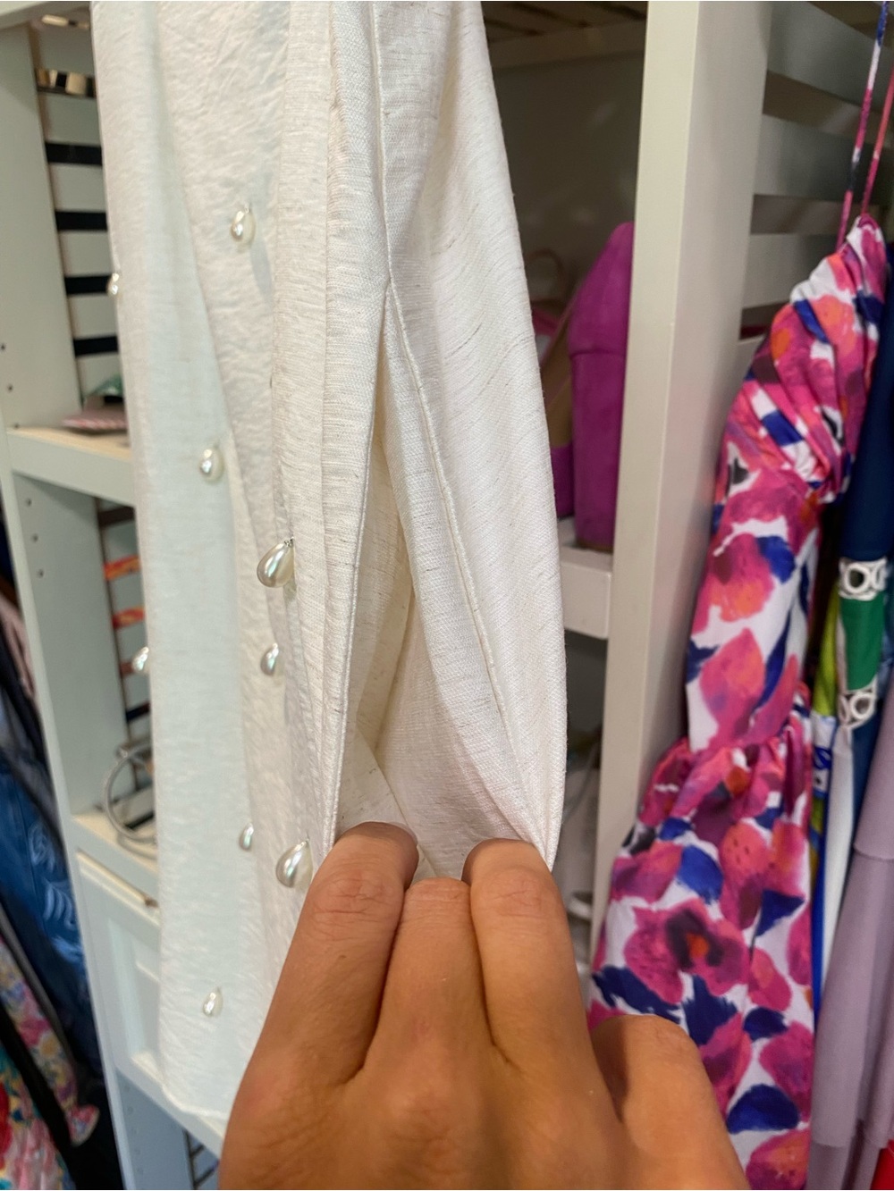 Pearl Teardrop Embellished Dress - Picture 4 of 6